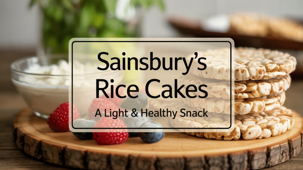 Sainsbury’s Rice Cakes Are a Light and Healthy Snack Choice - Here’s Why