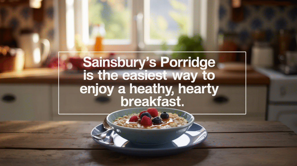 Sainsbury’s Porridge Is the Easiest Way to Enjoy a Healthy, Hearty Breakfast