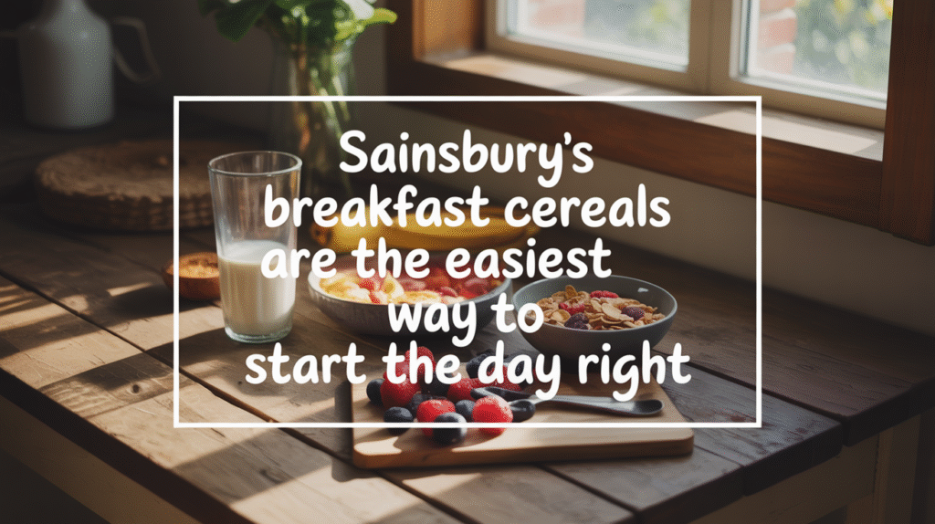Sainsbury’s Breakfast Cereals Are the Easiest Way to Start the Day Right