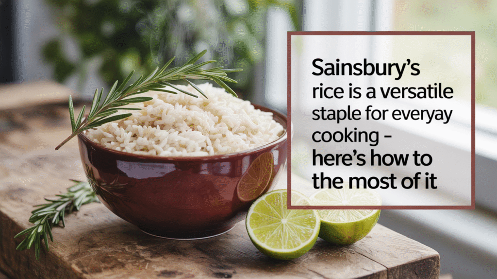 Sainsbury’s Rice is a Versatile Staple for Everyday Cooking - Here’s How to Make the Most of It