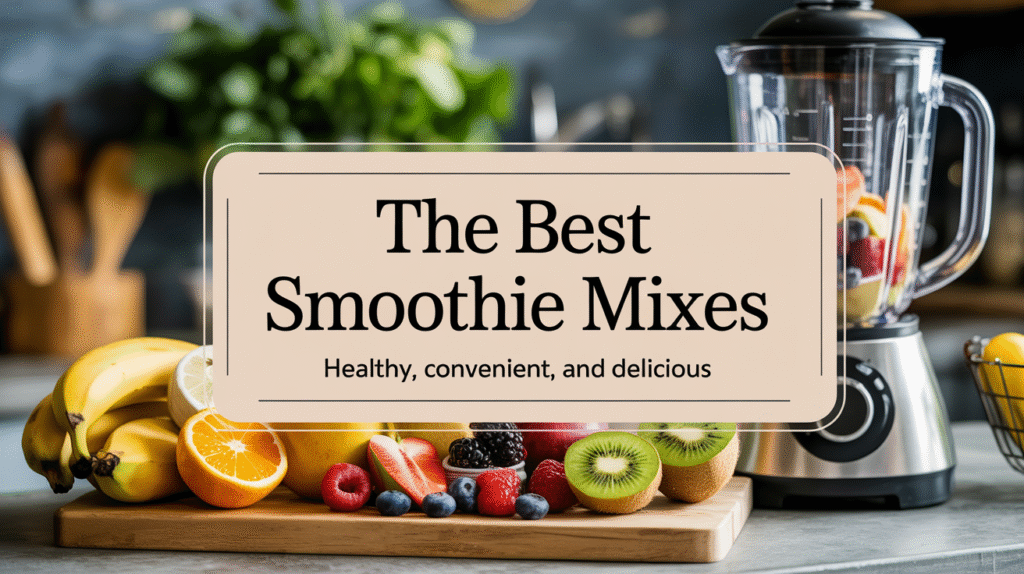 The Best Smoothie Mixes at Sainsbury’s - Healthy, Convenient, and Delicious