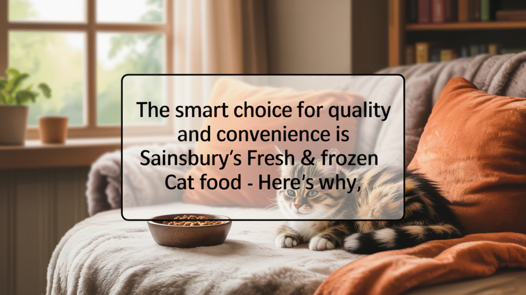 The Smart Choice for Quality and Convenience is Sainsbury’s Fresh & Frozen Cat Food - Here’s Why