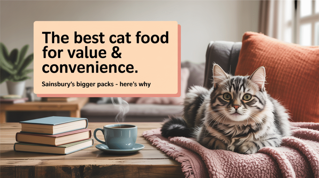 The Best Cat Food for Value and Convenience is Sainsbury’s Bigger Packs - Here’s Why