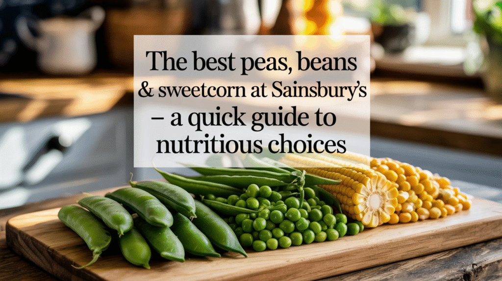 The Best Peas, Beans & Sweetcorn at Sainsbury’s - A Quick Guide to Nutritious Choices
