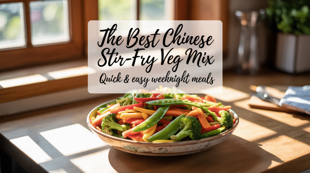 The Best Chinese Stir-Fry Veg Mix at Sainsbury’s - Fresh, Convenient, and Perfect for Quick Meals