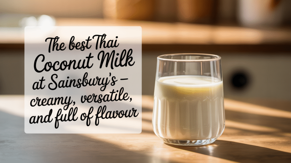 The Best Thai Coconut Milk at Sainsbury’s - Creamy, Versatile, and Full of Flavour