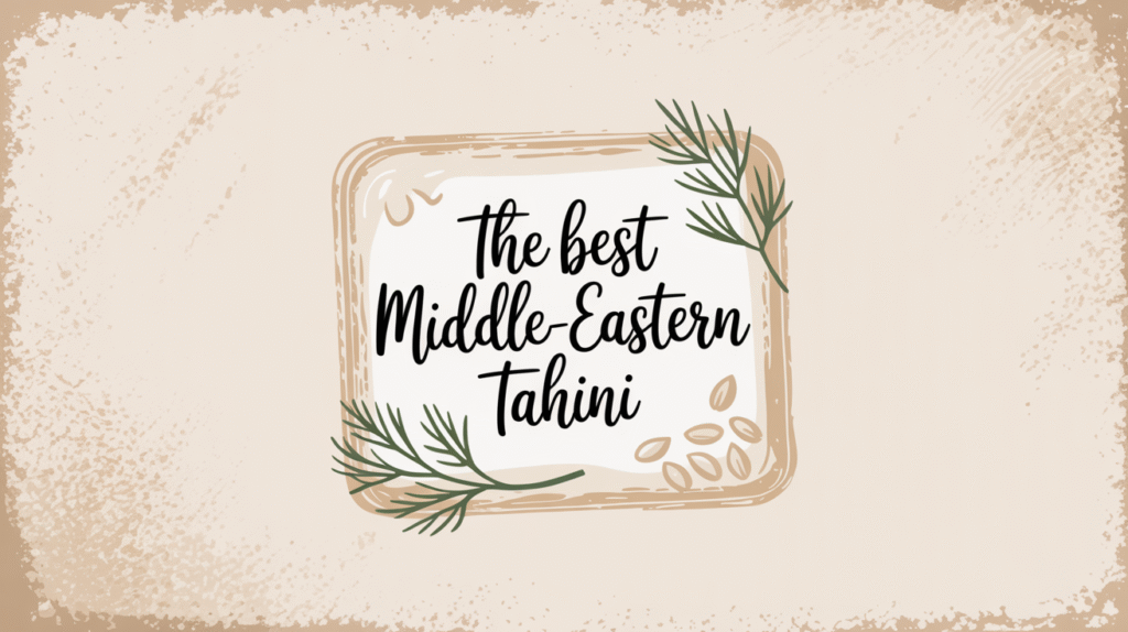 The Best Middle-Eastern Tahini at Sainsbury’s - Rich, Creamy, and Authentic