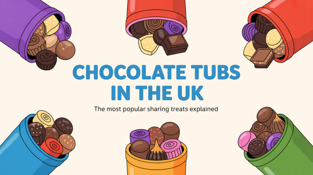 Chocolate Tubs in the UK - The Most Popular Sharing Treats Explained