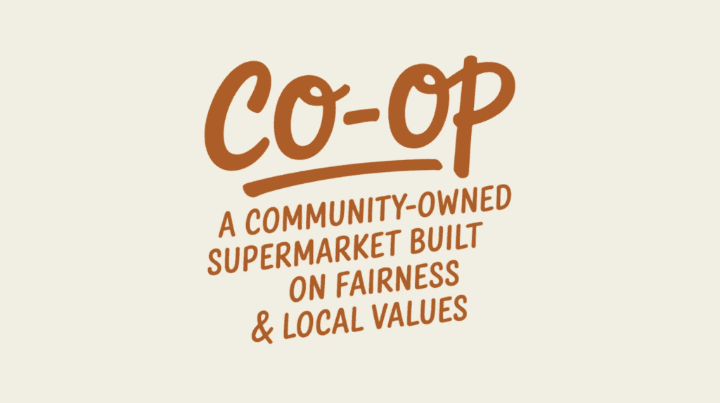 Co-op: A Community-Owned Supermarket Built on Fairness & Local Values