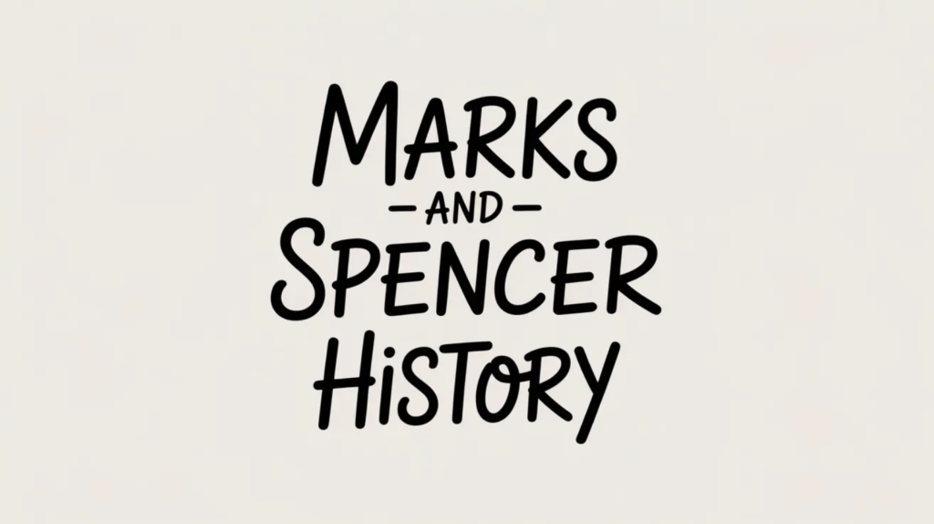 Marks and Spencer History