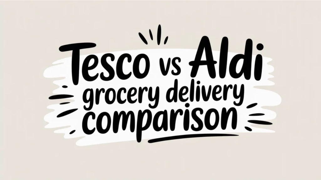 Tesco vs Aldi Grocery Delivery Comparison
