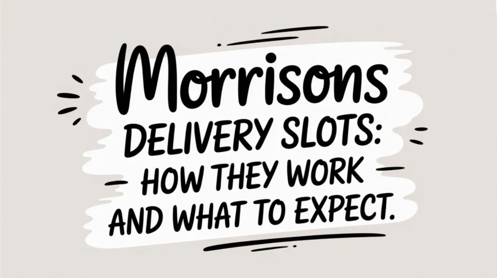 Morrisons Delivery Slots: How They Work and What to Expect