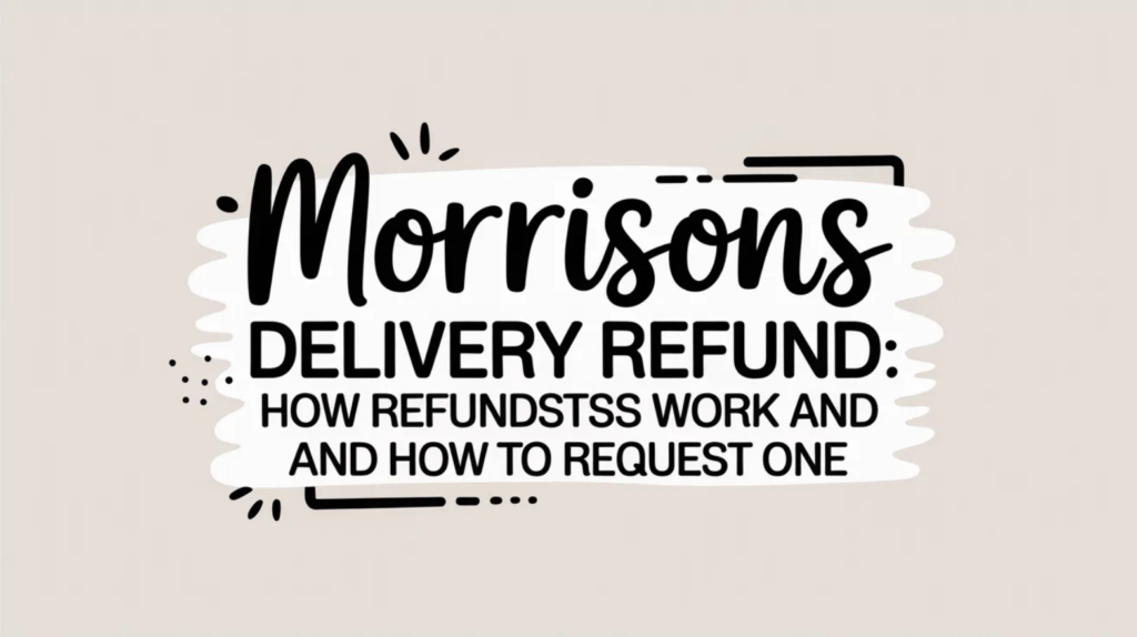 Morrisons Delivery Refund: How Refunds Work and How to Request One