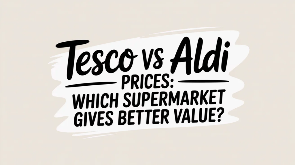 Tesco vs Aldi Prices: Which Supermarket Gives Better Value?