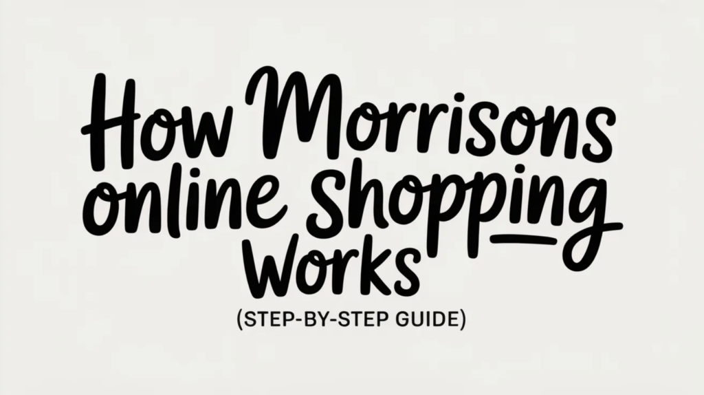 How Morrisons Online Shopping Works (Step-by-Step Guide)