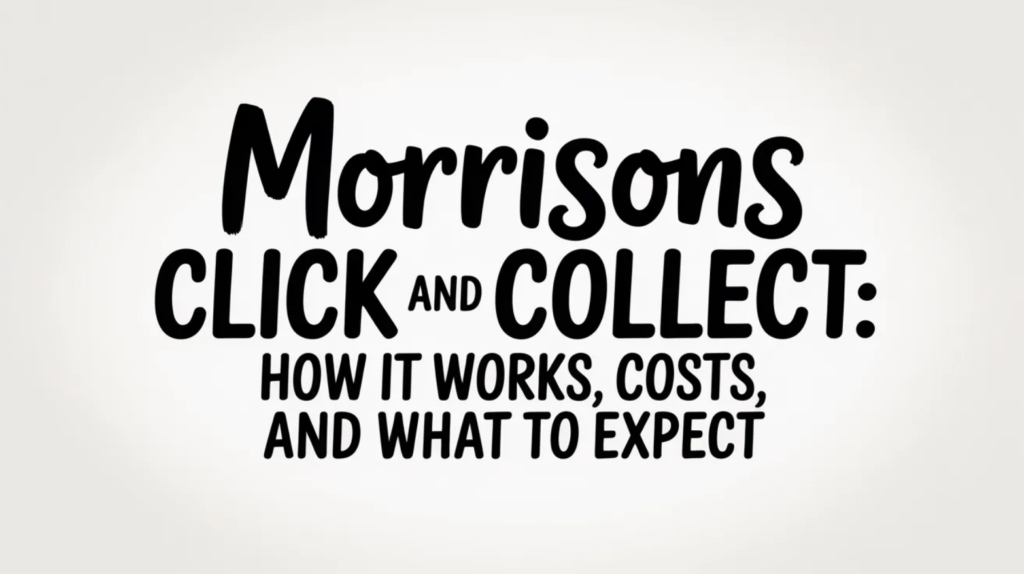 Morrisons Click and Collect: How It Works, Costs, and What to Expect